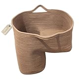 Treppenkorb aus stabiler Baumwolle in Beige | Stufenkorb |...