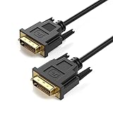 JAMEGA - 1,5m High Speed DVI zu DVI Kabel - Monitorkabel | DVI-D 24+1 Dual-Link | HDTV Auflösung bis 2560x600 Full HD 1080p 1600p | vergoldete Kontakte | verzinnte OFC Kupferleiter