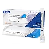 Fastep Corona Schnelltest und Grippe Test für Zuhause Covid 19 & Influenza A/B Antigen Nasen Test Zur Eigenanwendung Coronatests Nase Selbsttest Bausatz, 5 Stück