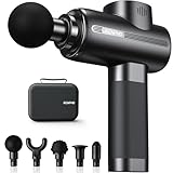 Massagepistole, RENPHO Massage Gun bis zu 3200U/min Massage Gun Massagegerät mit USB C Ladeanschluss zur Linderung von Muskelentspannung, Bestes Geschenk für Familie, Schwarz