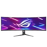 ASUS ROG Strix XG49WCR - 49 Zoll DQHD Curved Gaming Monitor - 165 Hz, 1ms MPRT, Adaptive Sync, ELMB, DisplayHDR 400 - VA Panel, 32:9, 5120x1440, DP DSC, HDMI, USB-Hub, 90W USB-C, RJ45, ergo., Speaker