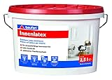 Baufan Innenlatex 2,5 Liter, 21422, weiß, 2.5 l (1er Pack)