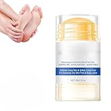 Feuchtigkeitsspendende Anti-Riss-Fußcreme, Fußbalsam, feuchtigkeitsspendender und beruhigender Fußcreme-Stick für Füße, Knie, Ellbogen und Hände von Männern und Frauen
