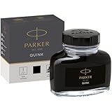 Parker Quink Füllertinte im Tintenfass | schwarz | 57 ml