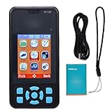 Haofy Tragbares GPS-Landmessgerät, Multifunktionales Tragbares Landvermessungsgerät mit 2,4-Zoll-LCD-Bildschirm, für Flächenentfernungs-Neigungsmessung und Datenexport