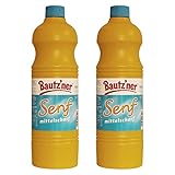 BAUTZ‘NER Senf mittelscharf – 2er Set (2x1000 ml)...