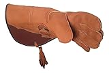VlaMiTex J51 Falknerhandschuh für Falken und Habichte Greifvögel Handschuh aus Leder (GR. XL)