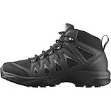 Salomon X Braze Mid Gore-Tex Damen Wander Wasserdichte Schuhe, Hiking-Basics, Sportliches Design, Vielseitiger Einsatz, Black, 39 1/3