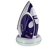 Russell Hobbs Dampfbügeleisen [kabellos mit Basisstation] Supreme Steam Cordless (2400W, 135 g/min Extra-Dampfstoß, 300 ml, Keramik-Bügelsohle, max. 25 Sek Bügelzeit) Bügeleisen 23300-56