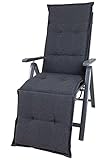 50318-701 Auflage Relaxliege Naxos anthrazit 175xx50x6 cm Sitzpolster (ohne Stuhl)