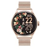 ICE-WATCH – Ice smart 2.0 – Runde Roségold-Smartwatch für Damen mit Metallarmband – 023394 (1,20 Zoll)