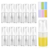 11 Stück Schaumseifenspender Leer 30ml, Schaum Seifenspender Schaumpumpe Flaschen, Schaumspender Kleine Schaum Pumpe Flasche, Reisen Pumpflasche 30ml, Schaumflasche für Shampoo Duschgel Flüssige