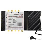 PremiumX PXMS 5/8 Multischalter mit Netzteil Multiswitch 1...