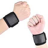 ACWOO Handgelenk Bandagen, 2 Stück Atmungsaktivem Wrist Wrap Handgelenkbandage, Handgelenkstütze Bandage mit Elastischen Klettverschluss, Fitness für Sport,Gymnastik,Krafttraining