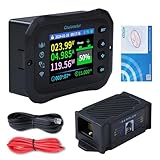 100A Wlan Batteriewächter 12V 24V 36V 48V 72V Batterie monitor 10-100V Spannungsanzeige App fernbedienung Batteriemonitor Caravan Battery guard (KM110F mit Alarmen)