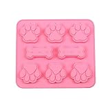 Tortenboden Backform Kekse 3D Seifenwürfel Eisform Fuß Kuchen Knochenform Schokolade Silikon Küche, Essen & Trinken Backform Sendung Mit Der Maus (Pink, One Size)