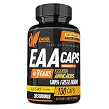 Engel Nutrition EAA Amino Caps - 180 Kapseln | Alle 9 essentiellen Aminosäuren hochdosiert