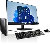 All-in-One Paket HP ProDesk 27-Zoll Computer mit 3 Jahren Garantie! Intel Pentium 4400T 2x2900 MHz, 16 GB DDR4, 512 GB SSD, WLAN, USB C, USB 3, Windows 11, MS Office - 7965