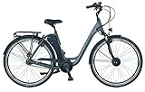 Prophete Unisex Geniesser 22.EMC.30 City E-Bike 28' | Elektrofahrrad/Pedelec für Damen und Herren | AEG Frontmotor EasyDrive | grau matt