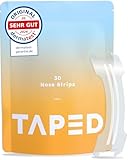 Nasenpflaster Transparent (30 Stück) - Extra stark Anti Schnarch Nose Strips - Schnarchstopper besser Atmen für mehr Breath im Alltag (Extra Transparent)