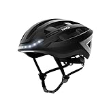 Lumos Kickstart Smart-Helm | Fahrradzubehör | Vorder- und Rücklicht (LED) | Blinker | Bremslichter | Bluetooth-Verbindung | Erwachsene: Männer, Frauen (Charcoal Black)