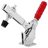 Kniehebelspanner Schnellspanner, GH-12132 227kg Verstellbar Horizontal Toggle Clamp Vertikaler Waagerechtspanner Anti-Rutsch Knebelklemme Handwerkzeuge für Maschinenbetrieb, Zimmerei, Schweißen