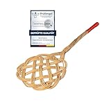 NEUSTANLO | Teppichklopfer 3-fädig | praktischer Handschutz | robuste Qualität | ideal für effektive Teppichreinigung