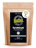 Biotiva Kartoffelmehl- stärke Bio 1kg - Kartoffelstärke - zum Andicken von Flüssigkeiten und Backen - 100% naturrein - glutenfrei - vegan - zertifiziert und kontrolliert in Deutschland