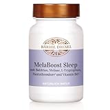 MelaBoost Sleep Kapseln, natürlich gut schlafen ohne Melatonin, ohne Hormone (60 Stk) mit Baldrian, Melisse, L-Tryptophan, Pantothensäure und Vitamin B12, Naturheilkunde BÄRBEL DREXEL®