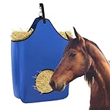 Darryy Heutasche für Pferde, 63.5 * 48 * 30CM Heuraufe Pferd Groß, 600D Heunetz für Pferde, Futtertasche Pferd, Futtersack Pferd, Oxford-Stoff