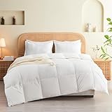 Deodar Leicht Sommer Bettdecke 200x220, 6 Tog Gänsedaunendecke Federdecke Atmungsaktiv, 250 GR/m² Daunen | Feder Füllung, Steppdecke Ganzjahresdecke Waschbar, Öko-Tex und RDS Zertifiziert