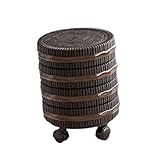 FytStycale Mülleimer in Keksform, Kreativer Mülleimer, Großes Fassungsvermögen, Niedlicher Mülleimer für Küche, Schlafzimmer, Studentenwohnheim, Wohnzimmer, Bade, Schokolade