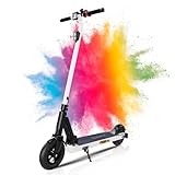 QnQ E Scooter, 8 Zoll Faltbarer Roller, 500 W/20 km/h Motor, 15 km Reichweite, pannensichere Wabenreifen, Kinder und Jugendliche.
