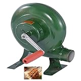 Handkurbel Schmiede Schmiedegebläse - Manuelles BBQ-Luftgebläse, BBQ-Handgebläse-Flammenerreger, Metallventilatorflügel, für Camping/Picknick/Aktivitäten Im Freien, Mit Handkurbelwerkzeug ( Color : 30