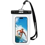 JOTO Wasserdicht Handyhülle,Unterwasser Hülle IPX8 Waterproof Handytasche für 6.9' iPhone 15 14 13 12 Pro Max/Samsung Galaxy S24 S23 Ultra S22 A54 Weiteren bis 7 Zoll -Klar