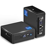 Intel NUC Mini PC, NUC 11 Barebone Desktop PC, Intel® Core™ i7-1165G7 Mini Computer, Unterstützung für 8K/4K Quad Display/WiFi 6/Bluetooth 5.2/Thunderbolt 3/VESA/Kein Betriebssystem