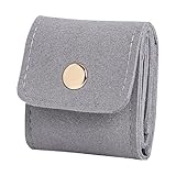Reiseschmuckbeutel - Reiseringhalter - Trendy Fold Divided Hase Mit Schnalle Für Flugzeug Beach Urlaub Flitterwochen Hochzeits Geschäfts Travel Schmucktasche | Schmuckbeutel Zum Reisen | Elegant F