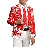 Generisch Bedruckter Cardigan, langärmelig, mit Knöpfen, Strick, lässig, warm, weich und bequem, ideal für Feiertage und Partys, stilvolles Design, kuschelige Winterjacke (Grey, 3-4 Years)