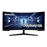 Samsung Odyssey G5 Ultra Wide Gaming Monitor C34G55TWWR, 34...