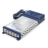 Spaun SMS 9807+ NF - Kompakt-Multischalter - für 8 Teilnehmer und 2 Satelliten - Qualität Made in Germany - Multiswitch, Matrix