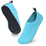 IASKDIN Hausschuhe Herren Damen Leichte Hüttenschuhe Rutschfest Unisex Haussocken Barfußschuhe Slippers Innenbereich Gr.42-43
