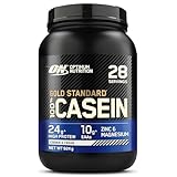 Optimum Nutrition Gold Standard 100% Casein Proteinpulver, Geschmack Cookies & Cream, 924g, 24 Portionen