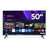 MEDION 125,7 cm (50 Zoll) QLED Fernseher (Smart-TV, Dolby Vision HDR, HBO Max, MagentaTV, Prime Video, Disney+, DAZN, Paramount+, Dolby Atmos, VIDAA Store, HbbTV, PVR, Bluetooth, MD 850601)