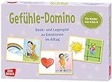 Gefühle-Domino: Denk- und Legespiel zu Emotionen im Alltag. Für Kinder von 4 bis 8 Jahren. Gefühle verstehen und darüber sprechen: Emotionsarbeit mit Bildkarten (Denk- und Legespiele für Kinder)