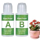 Hydroponische Nährstoffe – Lösung A & B 20 g x 2 für den Anbau, Zimmerpflanzendünger für, Garten, Terrasse | Professionelle Ernährung für Hydrokultursysteme