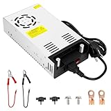 VIXKPIRR DC 12V 50A 600W Netzteil Transformator, Trafo 230V AC auf DC 12V Netzteil 50A 600W SMPS, Schalternetzteil 12V für LED Lichtleiste CCTV Kamera Radio Wasserpumpe Industrielle Ausstattungng