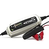 CTEK XS 0.8, Batterieladegerät 12V, Erhaltungsladegerät, Intelligentes Ladegerät Motorrad, Jetski,Motorschlitten, Wasserfahrzeug, Rasenmäher, Batteriepfleger Mit Entsulfatierungsprogramm, Schwarz/Rot