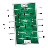 INOOMP Kickermaschine Mini Tischfußballspiel Mini-spieltisch Mini-fußballspiel Fußballspiel Tischfußball Tischfußballtische Tragbarer Fußballtisch Mini Tischkicker Holz
