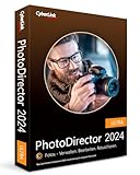 CyberLink PhotoDirector 2024 Ultra | Leistungsstarkes Bildbearbeitungsprogramm | Komplettes Fotostudio | Erstellt perpekte Fotocollage / Fotoshow / Panorama | Lichteffekte | GIF | Windows 10/11 [Box]