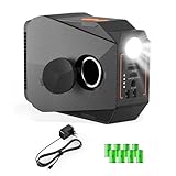 GICLE 4000mAh Powerbank für SUP Pumpe, Leistungsausgang bis 150W, AC 100-240V mit 12V Zigarettenanzünder & DC 5.5×2.5mm Anschluss, Für Schlauchbootpumpen, Kühlboxen